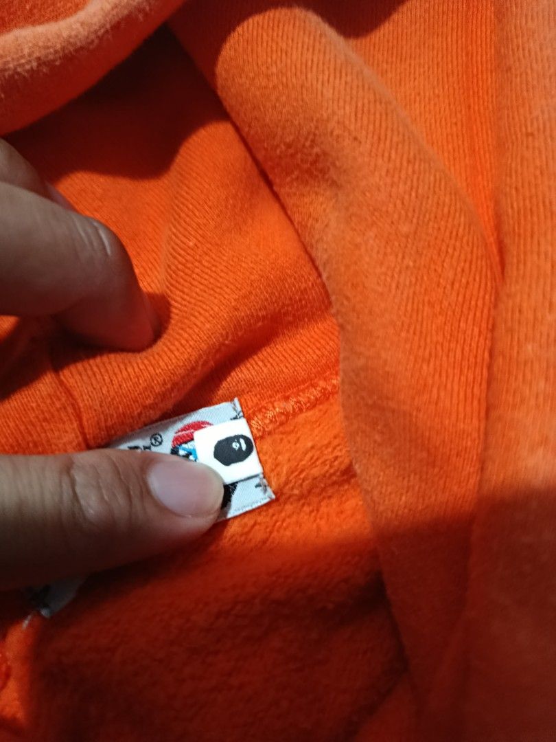 BAPE Pirate Store Exclusive Captain Ape Crossbone (2017) (Category: Coats, Jackets and Outerwear) located in Manila. Submitted by luxstreetbrand (Listing ID 1462302281, Image 2). Description: width 20 length 25 issue - minor cracks/ minor dirt/ 1 pen hole sa side pocket colorrate 8.4/10 condition 8.5/10 DM.