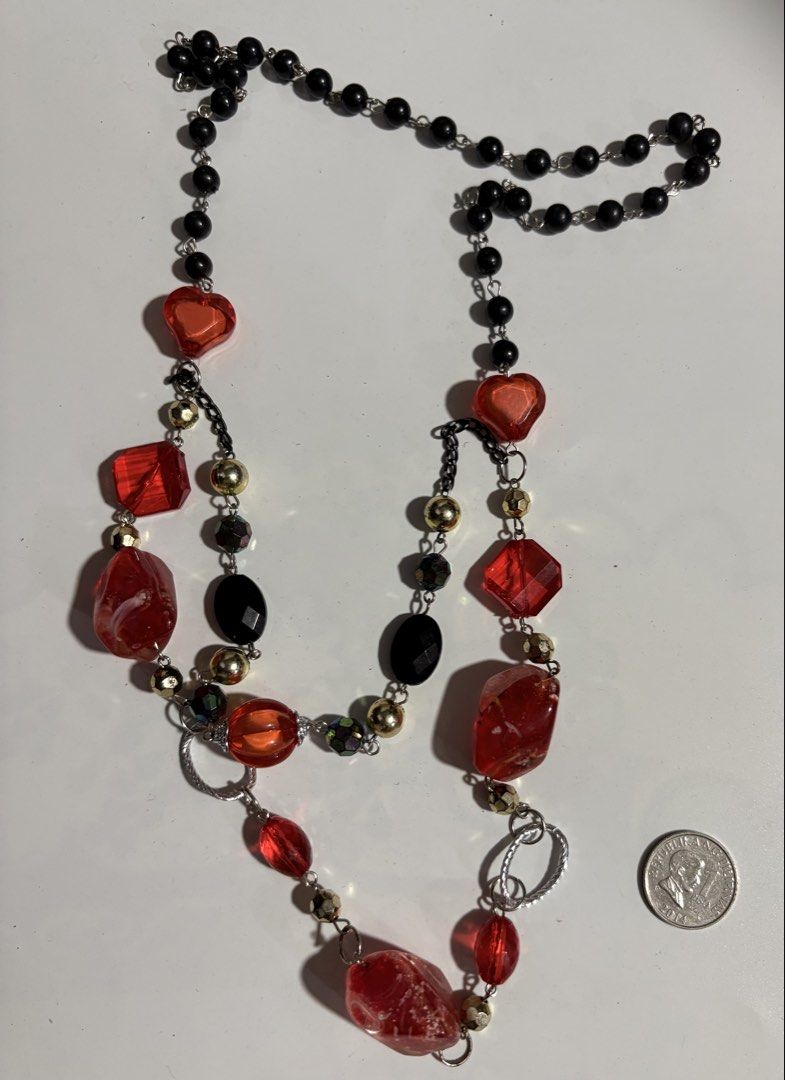 Beaded Necklace (Category: Other Accessories) located in Marikina City. Submitted by thrifty_trinkets_by_anais (Listing ID 1462307789, Image 3). Description: 🌸 Selling own preloved/brand new items for less - EVERYTHING is negotiable as long as REASONABLE in price 🤗 🙏🏻 Please also check my account for more marked down items 🫶 📍Marikina near S&R/Uniqlo 💳 Maribank/Maya/Gcash 🏍️ Grab/Lalamove/J&T (by schedule) 🗓️ Offers/Reservations will be 