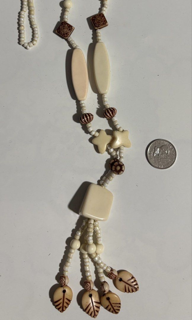 Beaded Necklace (Category: Other Accessories) located in Marikina City. Submitted by thrifty_trinkets_by_anais (Listing ID 1462307789, Image 2). Description: 🌸 Selling own preloved/brand new items for less - EVERYTHING is negotiable as long as REASONABLE in price 🤗 🙏🏻 Please also check my account for more marked down items 🫶 📍Marikina near S&R/Uniqlo 💳 Maribank/Maya/Gcash 🏍️ Grab/Lalamove/J&T (by schedule) 🗓️ Offers/Reservations will be 