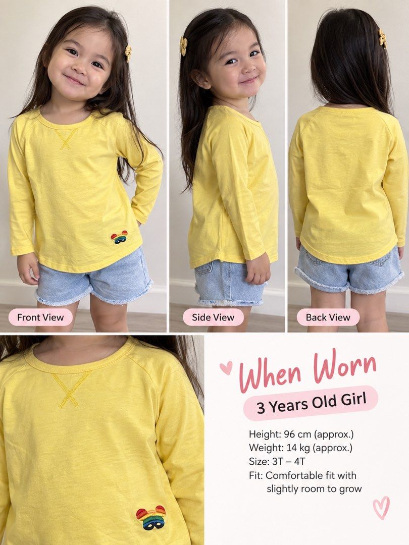 Bebedepino yellow longsleeve (Category: Babies & Kids Fashion) located in Cebu City. Submitted by yjainani (Listing ID 1462399616, Image 1). Description: .