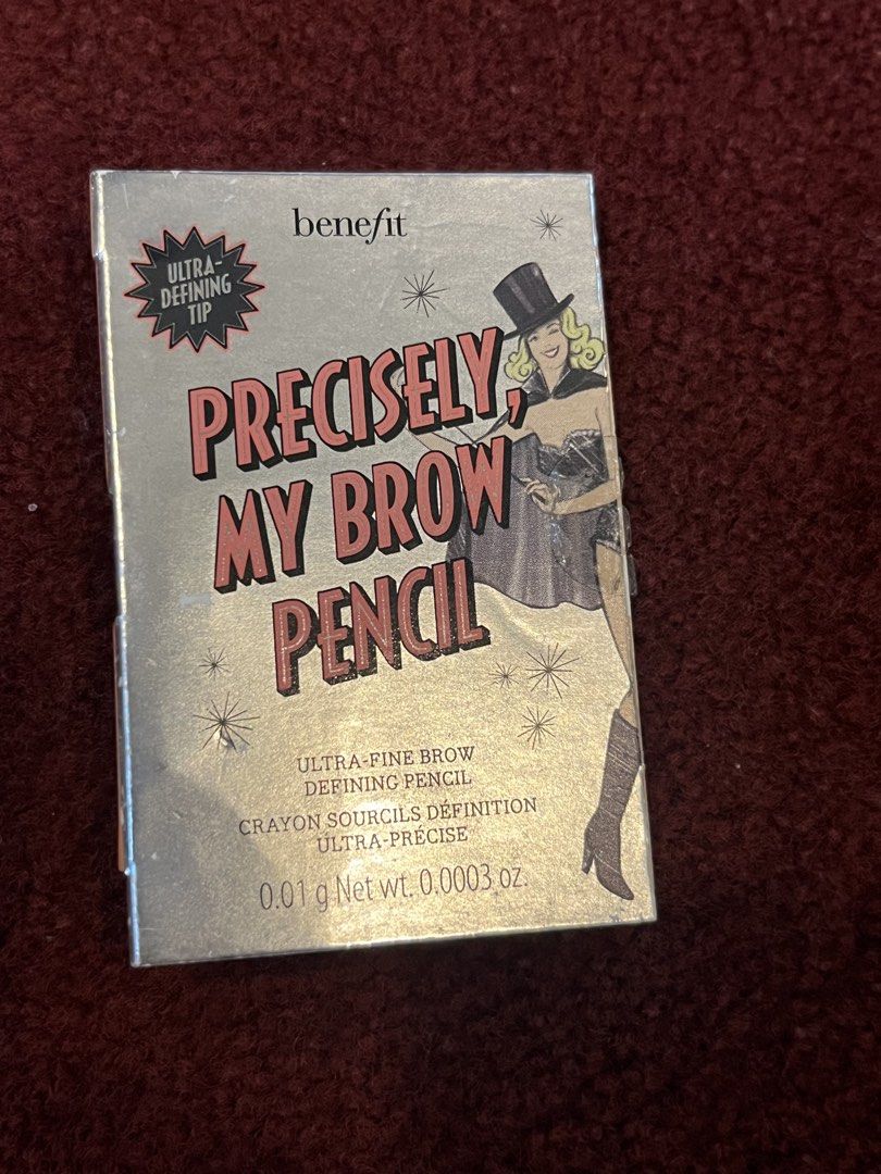 BENIFIT PRECISELY MY BROW PENCIL (Category: Makeup) located in Manila. Submitted by luxeclassyshop (Listing ID 1462263015, Image 2). Description: Mini BENIFIT PRECISELY MY BROW PENCIL Ultra fine defining pencil 0.01.