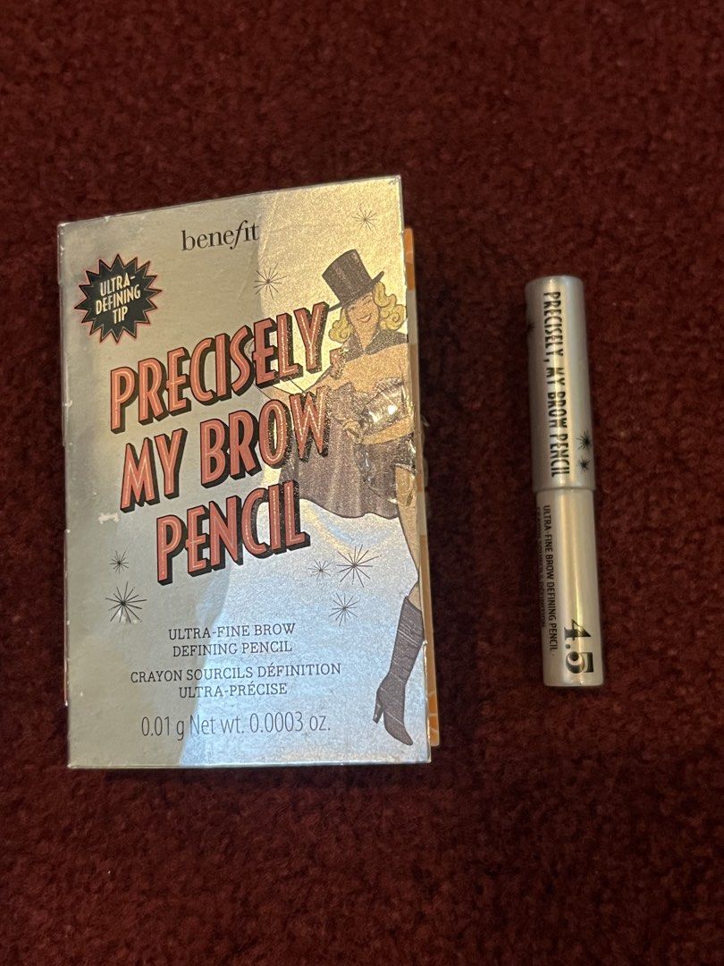 BENIFIT PRECISELY MY BROW PENCIL (Category: Makeup) located in Manila. Submitted by luxeclassyshop (Listing ID 1462263015, Image 1). Description: Mini BENIFIT PRECISELY MY BROW PENCIL Ultra fine defining pencil 0.01.