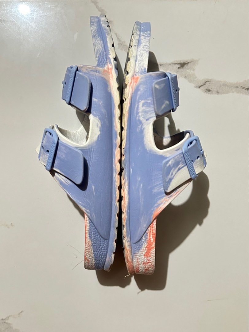 BIRKENSTOCK Arizona — classic two-strap model (Category: Sandals) located in Rizal. Submitted by miss2lyps (Listing ID 1462406424, Image 3). Description: * Authentic BIRKENSTOCK Arizona * 2-strap classic design * With visible signs of usage and wear on the footbed and straps * Still sturdy and wearable * Selling as-is * Please check all photos for actual condition * No box/inclusions .