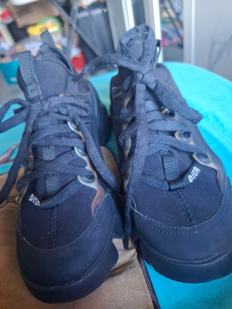 Black Dior Sneakers (Category: Sneakers) located in Marikina City. Submitted by bags21.ph (Listing ID 1462437883, Image 3). Description: - Authentic Black Dior Sneakers - Stylish Lace-up Design - Chunky Sole for Comfort and Trend - Visible Dior Logo on Side and Heel - Perfect for Casual Outings - Selling as they are no longer needed.
