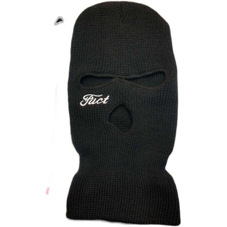 Black FUCT Balaclava Ski Mask (Category: Activewear) located in Agdangan. Submitted by theftpplug (Listing ID 1462361625, Image 1). Description: - Black knitted balaclava - Features FUCT embroidery - Three holes (eyes and mouth) - Ideal for cold weather or costumes - One size fits most PRE ORDER 2 Weeks ETA.