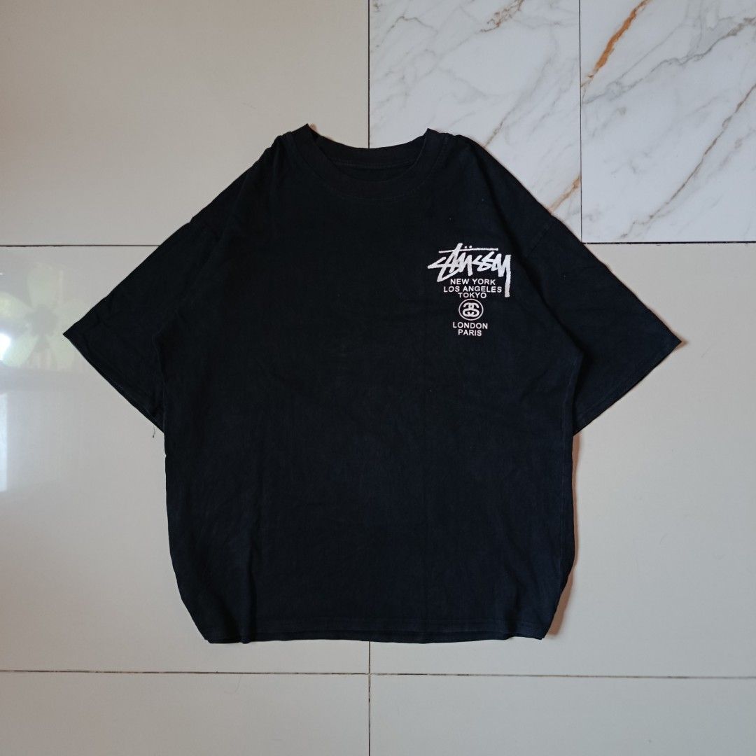 Black Stussy World Tour (OFF) (Category: Activewear) located in Akbar. Submitted by mujirneedscoffee2001 (Listing ID 1462436705, Image 3). Description: Dimes 23×28 Cr: 8/10.