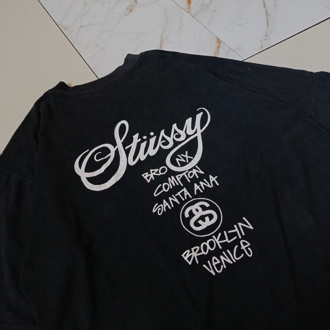 Black Stussy World Tour (OFF) (Category: Activewear) located in Akbar. Submitted by mujirneedscoffee2001 (Listing ID 1462436705, Image 2). Description: Dimes 23×28 Cr: 8/10.