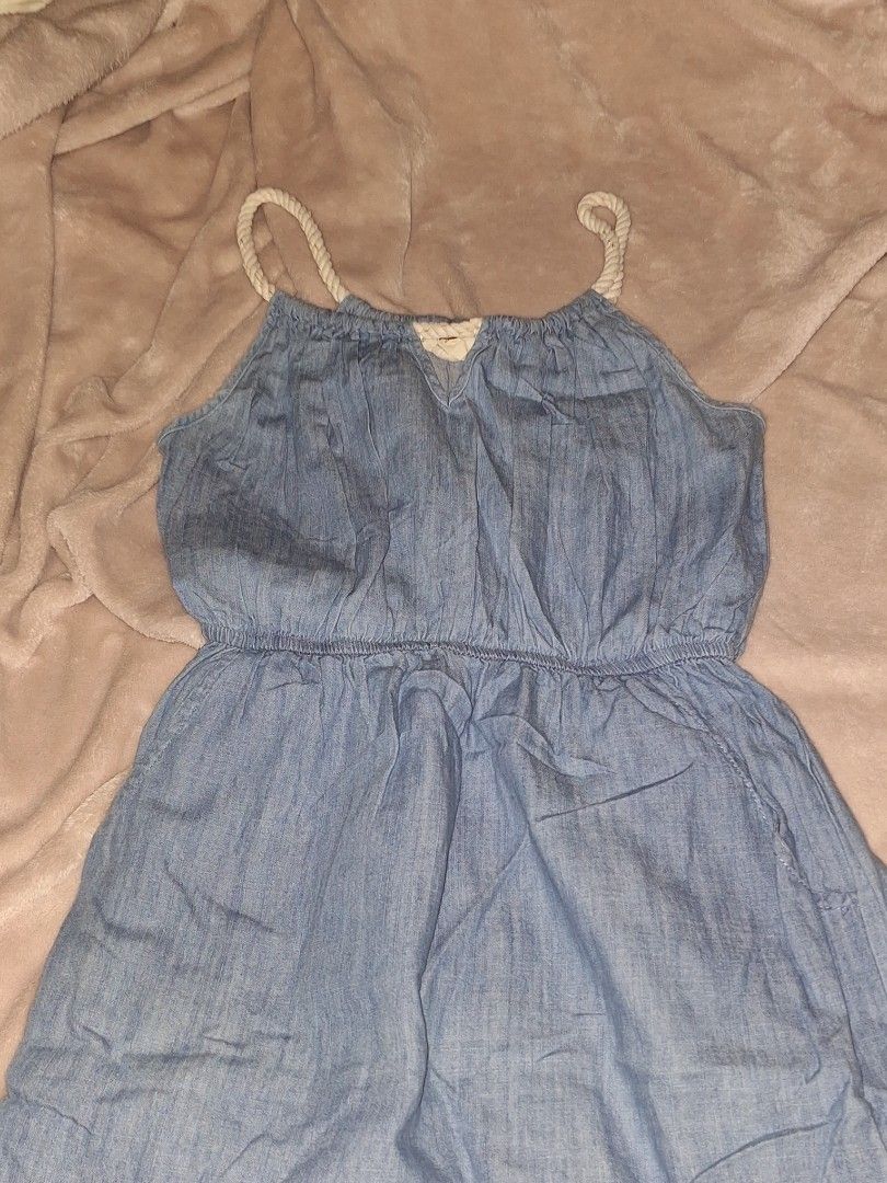 Blue Denim Retro Romper (Category: Rompers) located in Quezon City. Submitted by mintchocoscoops (Listing ID 1462387031, Image 1). Description: .