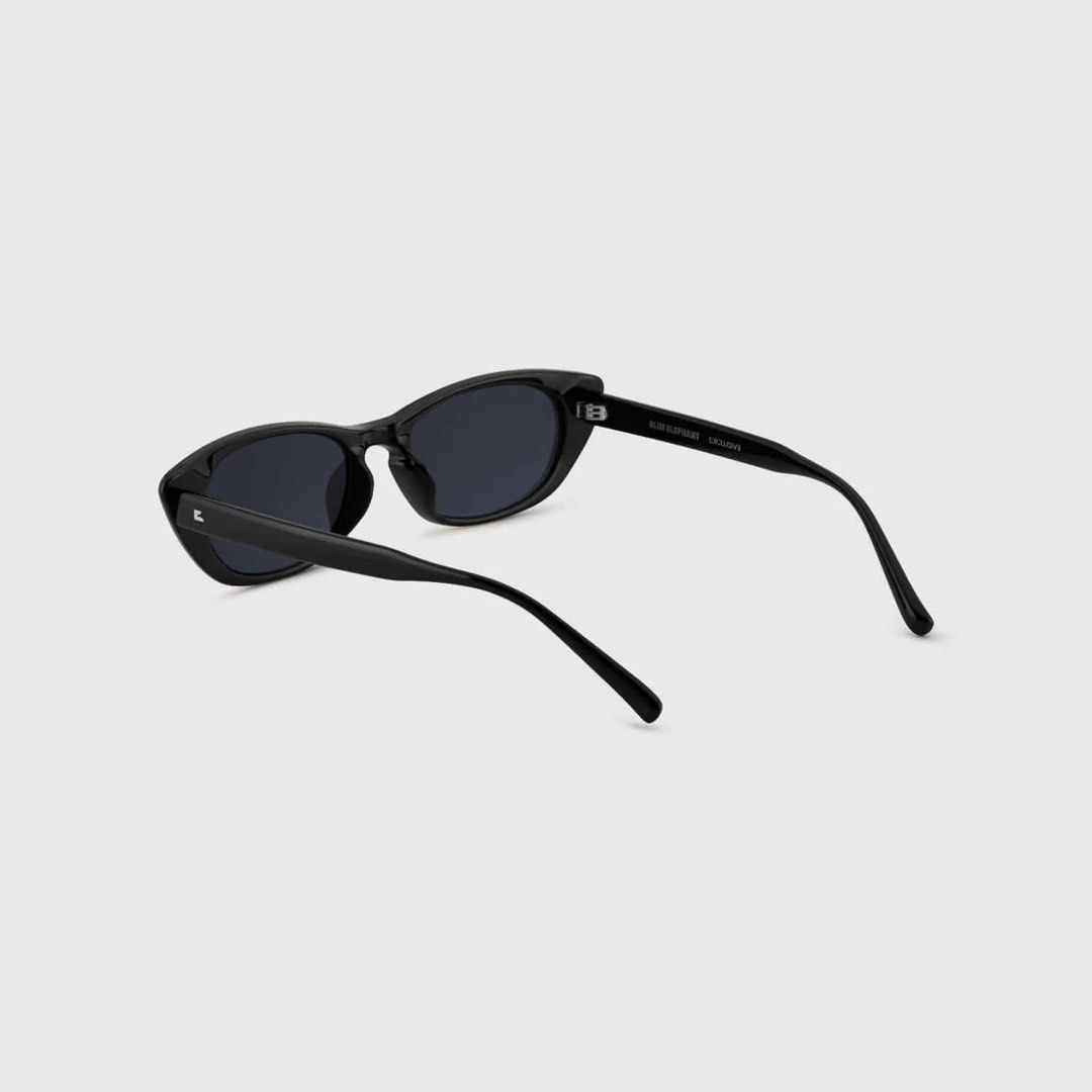 Blue Elephant Devon Black Shades (Category: Sunglasses & Eyewear) located in Bacoor. Submitted by triciamelarpis (Listing ID 1462409645, Image 3). Description: - Brand: Blue Elephant Exclusive - Style: Black Cat Eye Sunglasses - Includes: Original box, pouch, and cleaning cloth - Versatile: Great for everyday wear or a night out - Design: Stylish and classic.