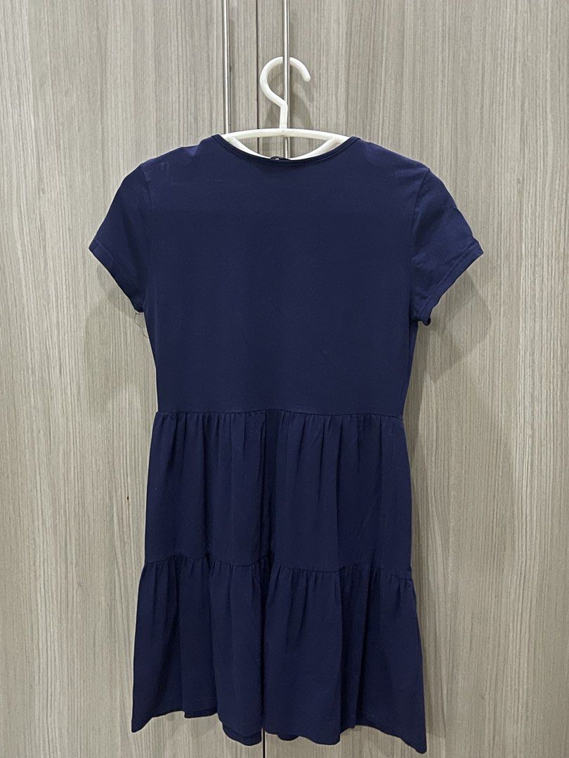 Blue tiered dress (Category: Dresses) located in Manila. Submitted by shiezzels (Listing ID 1462408981, Image 2). Description: Shein blue dress Medium on tag.