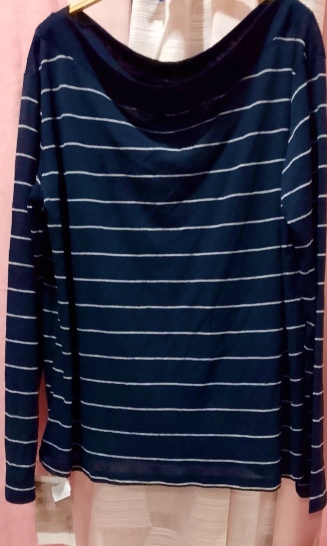 BNWT Stripe blue tops XXL (Category: Blouses) located in Cabanatuan. Submitted by miss.maia (Listing ID 1462434526, Image 2). Description: .