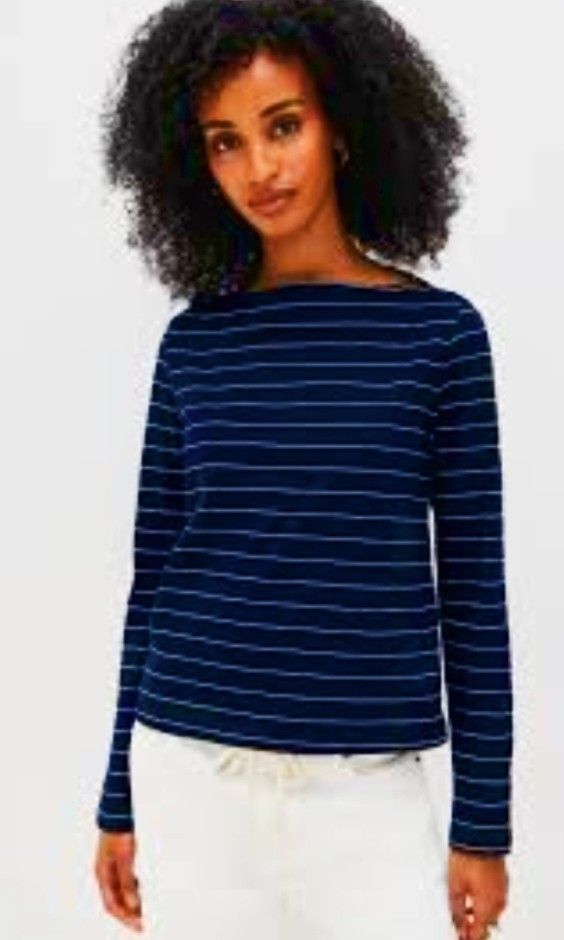 BNWT Stripe blue tops XXL (Category: Blouses) located in Cabanatuan. Submitted by miss.maia (Listing ID 1462434526, Image 1). Description: .