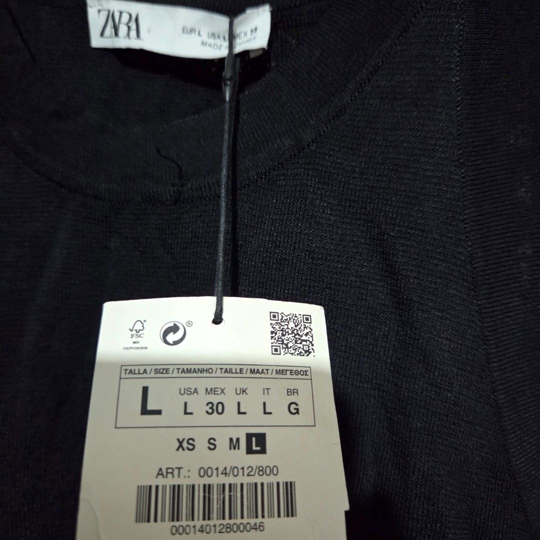 BNWT ZARA TOP (Category: Sleeveless) located in Santiago. Submitted by fromboxes (Listing ID 1462265139, Image 2). Description: new with tag Ships thru J&T Isabela North Luzon Shipping Nationwide No rush shipping 😊😊.