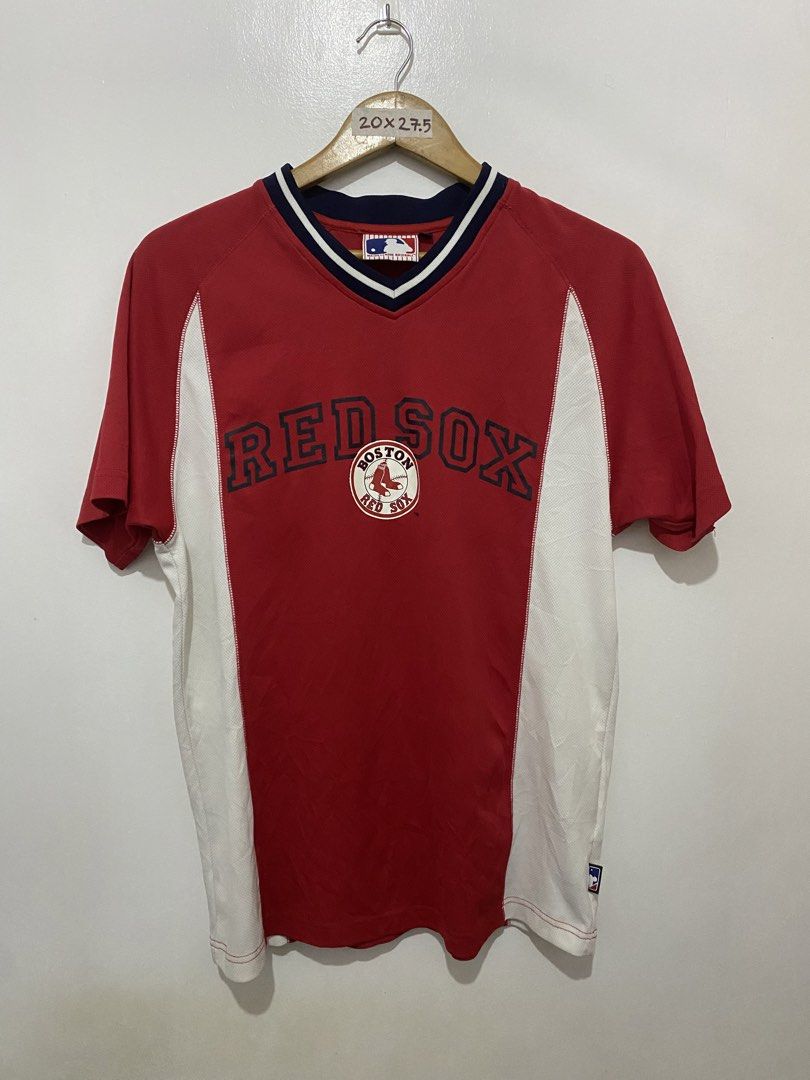 Boston Red Sox Baseball T-Shirt (Category: Tshirts & Polo Shirts ) located in Manila. Submitted by josephlois (Listing ID 1462376320, Image 1). Description: Vintage y2k red sox jersey 9/10 color rate no issue. 📍Davao City.