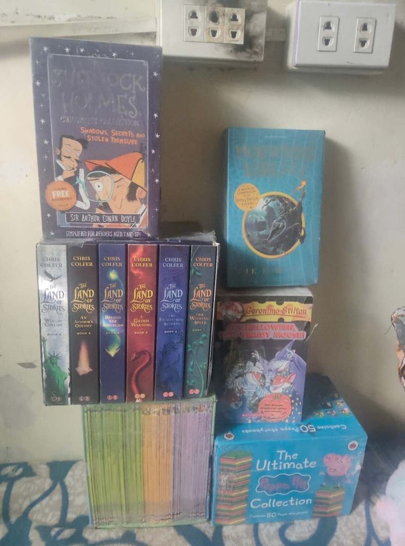 BOXED BOOK SETS (Category: Children's Books) located in Caloocan City. Submitted by silvercrystal.c4fff1 (Listing ID 1462271433, Image 1). Description: For Sale - Boxed Sets (Brand New and pre loved books) 💰Price: Kindly check the details below 🥰 MOP: Gcash, Maya or cash transfer MOD: j&t or lalamove (SF shoulder by buyer) ✅The Ultimate Peppa Pig Collection Box Set 💰Price: ₱995 📌Paperback (50 Books) ✅The Sherlock Holmes Box Set 💰Price: ₱880 