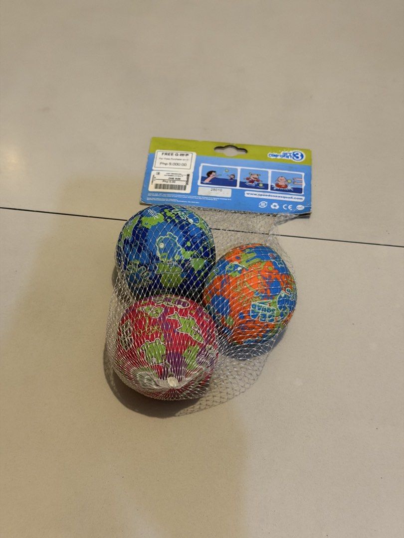 Brand New: Speedo Water Balls (Category: Water Sports) located in Pasig City. Submitted by jgbeautique (Listing ID 1462420053, Image 1). Description: Got this as a freebie Never used RFS: decluttering.