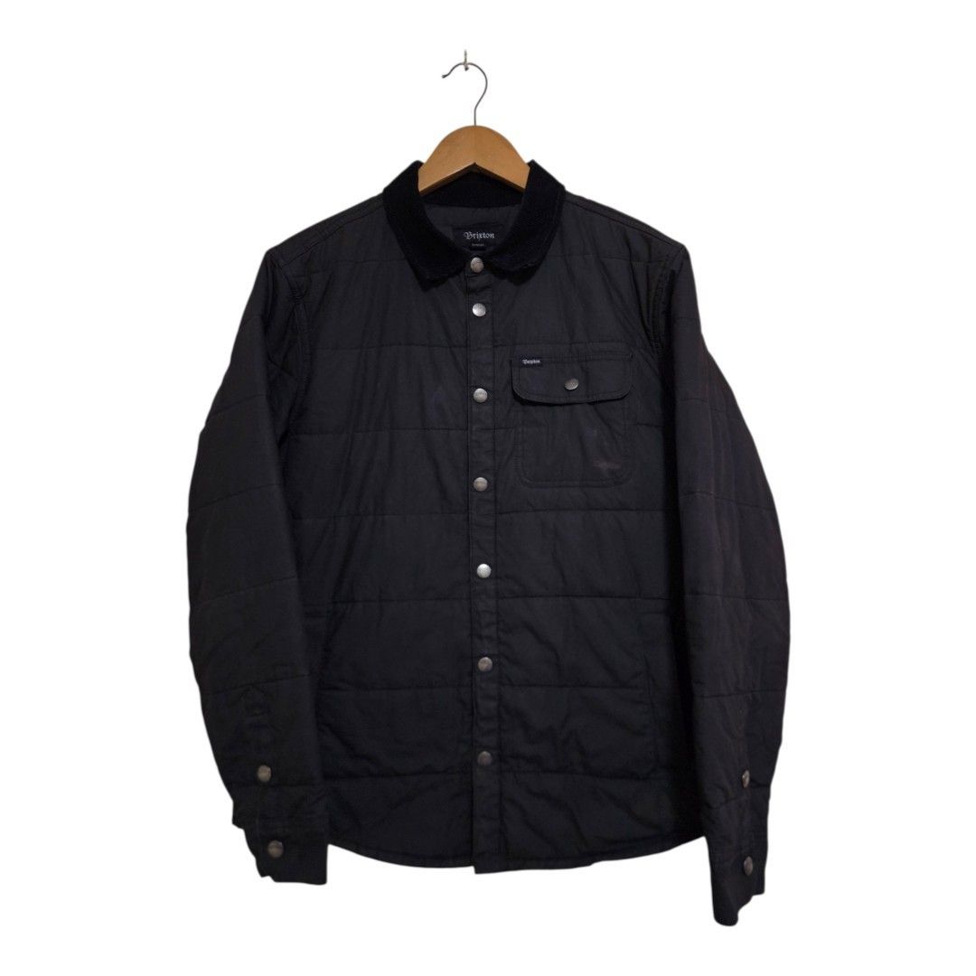 Brixton quilted cass jacket (Category: Coats, Jackets and Outerwear) located in Baguio. Submitted by fadexquisite (Listing ID 1462294091, Image 1). Description: Brixton quilted cass jacket Med 27x22 Very good condition Issue removable dirt needs hard wash 500 plus ship fee.