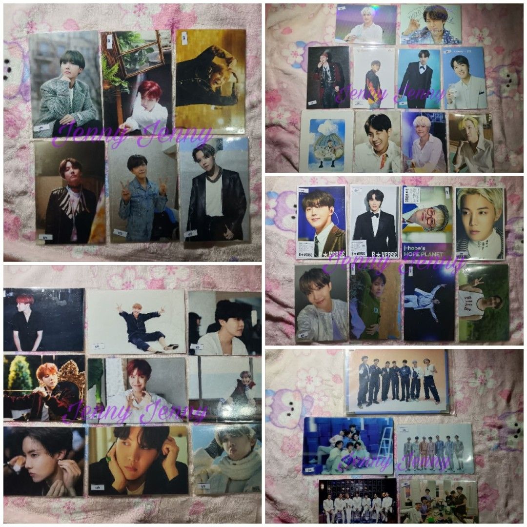 BTS Jhope & OT7 Photocards Take all (Category: K-Wave Merchandise) located in Mabalacat. Submitted by allaboutbtsbyjenny (Listing ID 1462419430, Image 3). Description: FOR TAKE ALL❗ ✅ Mint & Good Conditions 💸 PAYO 🚚 J&T Courier 📍 Mabalacat Pampanga.