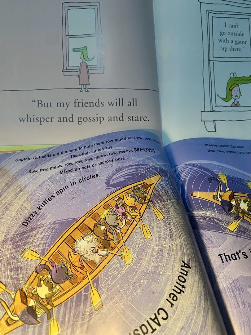 Bundle: Popular children’s picture books 📚 (Category: Children's Books) located in Bulacan. Submitted by stay.fab (Listing ID 1462414889, Image 3). Description: Popular children’s picture books 📚 💡Hardcover/with dust jacket/ VGUC 📚 A Girl and Her Gator — A charming hardcover picture book that uses lighthearted rhymes and simple line illustrations to teach children about embracing uniqueness. 📚 CATastrophe! — The book teaches core structural 