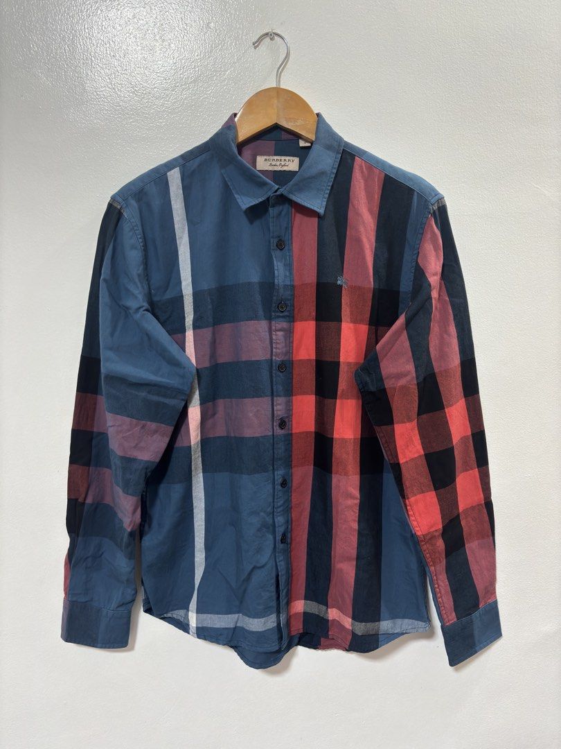 Burberry (Category: Luxury Apparel) located in Dasmarinas. Submitted by arthrthriftcop. (Listing ID 1462265156, Image 1). Description: Burberry Brit Plaid longsleeve Authentic Excellent condition no issue size: Medium Actual measure by in, W19.5 in, pit to pit L28 in, Feel free to inquire quicl replies.