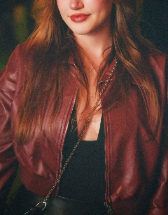 Burgundy Leather Jacket Butterfly Cut | SHEIN (Category: Coats, Jackets and Outerwear) located in Angeles City. Submitted by cyleen (Listing ID 1462363774, Image 2). Description: - Burgundy cropped jacket from COOLANE - Faux leather material - Zip-up front with collar - Perfect for styling with jeans or skirts - Ideal for night outs or casual wear Brandnew all have tags and in plastic still got from Shein Affiliate a lot of package from SHEIN Wit