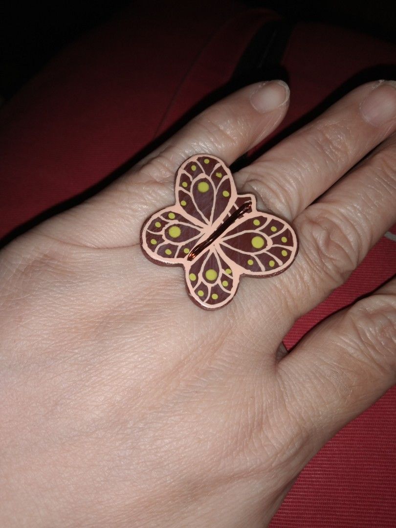 Butterfly copper ring non tarnish (Category: Rings) located in Quezon City. Submitted by eidorableshop (Listing ID 1462268044, Image 1). Description: .
