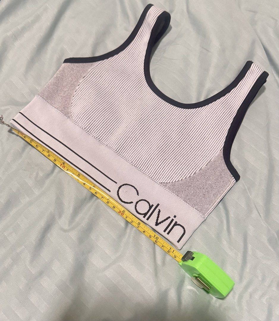 Calvin Klein Performance Sports Bra (Category: Activewear) located in Penaranda. Submitted by centralapparel (Listing ID 1462335118, Image 3). Description: • no pad, but with pad slot • band size 11’’ • pretty ng color • cut tag.