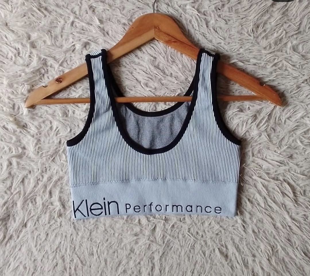 Calvin Klein Performance Sports Bra (Category: Activewear) located in Penaranda. Submitted by centralapparel (Listing ID 1462335118, Image 2). Description: • no pad, but with pad slot • band size 11’’ • pretty ng color • cut tag.
