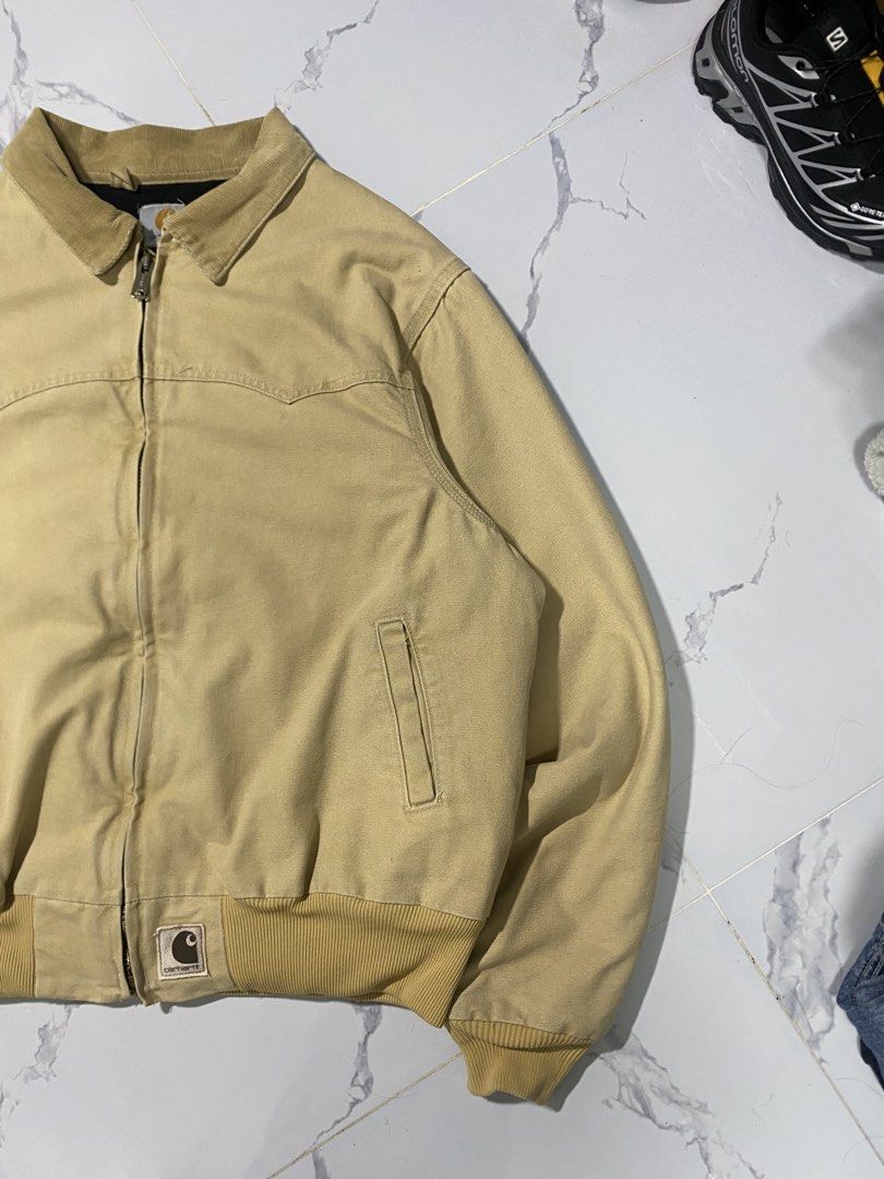 Carhartt Santa Fe (Category: Coats, Jackets and Outerwear) located in Bauang. Submitted by thriftydetrese (Listing ID 1462335754, Image 2). Description: Vintage 2003 Carhartt Santa Fe Size Large - 25x27 Expired patch, Missing washtags Excellent Condition .