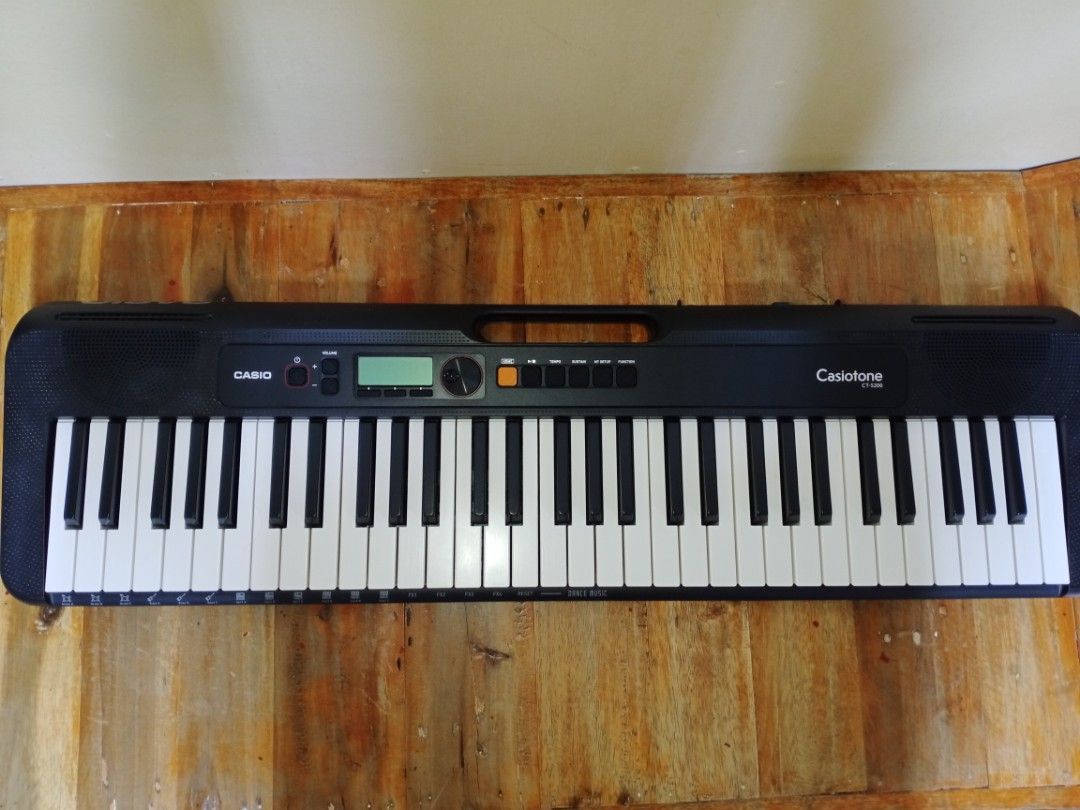 Casiotone CT-S200 BK Digital Keyboard (Category: Musical Instruments) located in Manila. Submitted by hnnhclng (Listing ID 1462297093, Image 2). Description: Casiotione CT-S200 BK Digital Keyboard ‼️AVAILABLE AS LONG AS IT'S POSTED. Specs: 400 Tones 77 Rhythms ✅ 100 % Working Conditin ✅ All buttons are working ✅ Every feature is working Inclusions: ✅Songbook Holder ✅AC Adapter ✅Box included (may signs na nakatabi lang but durable naman) RFS: Di n