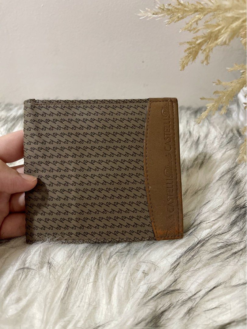 Castell Japan Bifold Wallet for Men (Category: Wallets & Card Holders) located in Teresa. Submitted by savvyonbranded (Listing ID 1462360555, Image 1). Description: 3.8 x 4.3 inches .