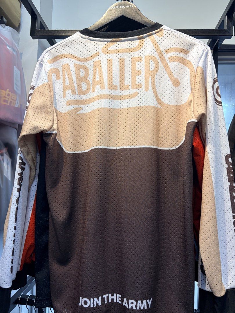CB ARMY LONGSLEEVE BROWN (Category: Activewear) located in Manila. Submitted by beacerbito (Listing ID 1462330460, Image 2). Description: • Unisex • Cotton • Caballero design • Available in different sizes • Brand new Clean rider-inspired design for everyday wear. Made from cotton fabric for a comfortable and easy-to-wear feel..