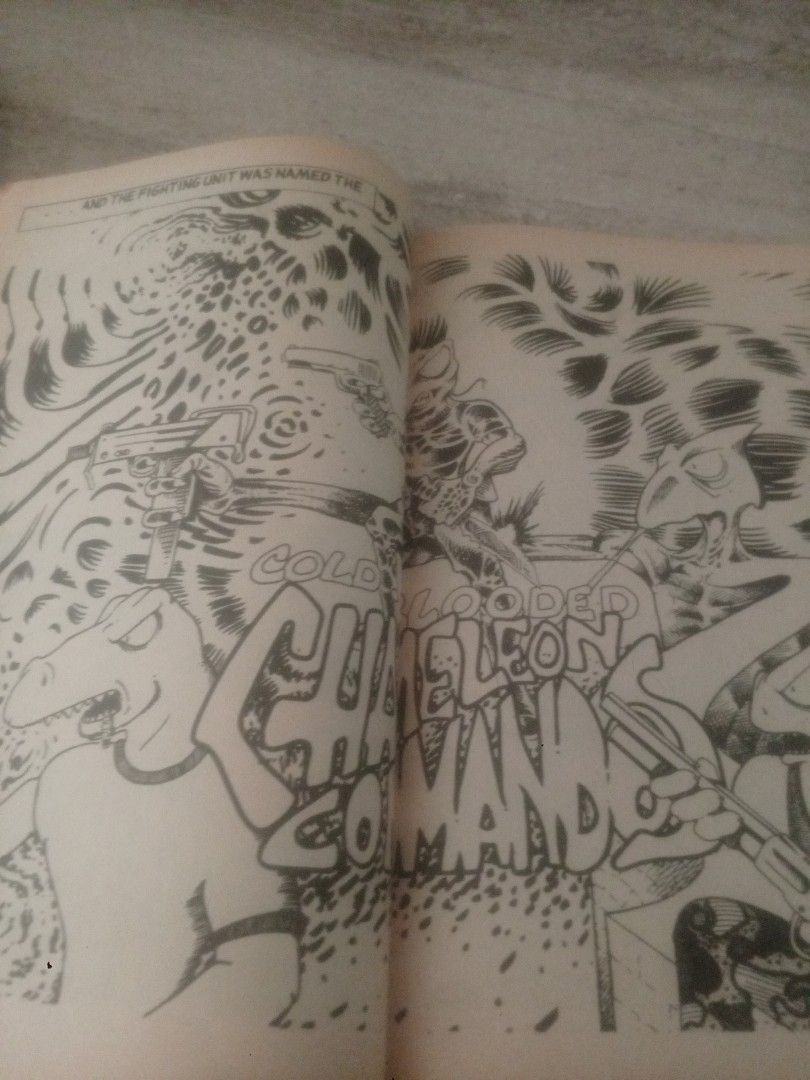 Chameleon Commandos #1 | Lightly Used | Blackthorne Publishing (Category: Comics & Manga) located in Manila. Submitted by gian_ocampo (Listing ID 1462286224, Image 2). Description: ✅ Condition: - Lightly used / unsealed - Clean cover & pages, no folds, tears, stains, or writings - Bright colors, complete pages, no missing parts - Well-kept and properly stored ✅ Details: - Issue #1 | Blackthorne Publishing - Vintage independent comic - Fun, action