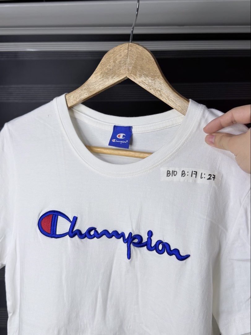 Champion Tshirt (B10) (Category: Shirts) located in Bulacan. Submitted by nicolaiscloset (Listing ID 1462424304, Image 3). Description: .