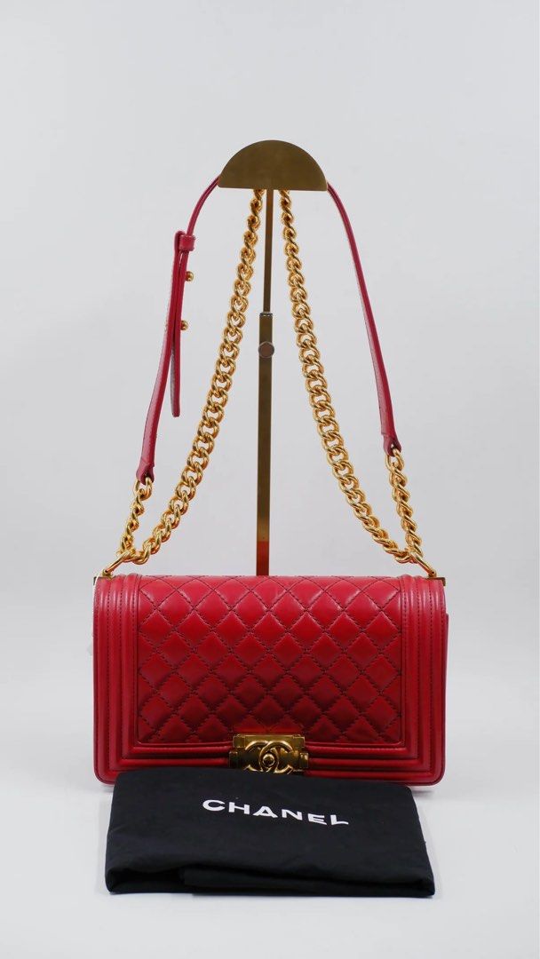 Chanel leboy series 17 (Category: Luxury Bags & Wallets) located in Quezon City. Submitted by slluxury_ph (Listing ID 1462430855, Image 1). Description: Overall Condition: Excellent Exterior Condition: Excellent Interior Condition: Excellent Rank: A Material: Lambskin Leather Made in: France Color: Burgundy Measurements: L25CM X W8CM X H14CM Hardware: GHW Inclusions: Orig Dust Bag.