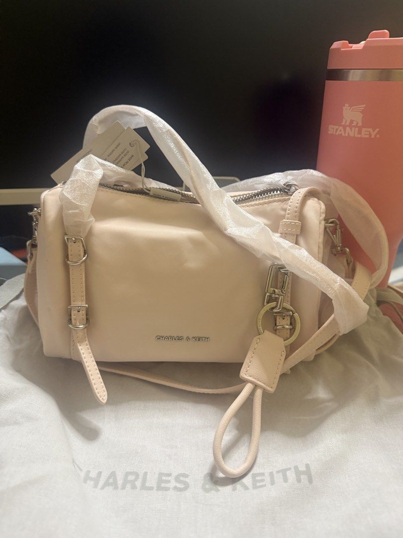 Charles & Keith Mini Levy Nylon (Category: Shoulder Bags) located in Tarlac. Submitted by kayeshe (Listing ID 1462358782, Image 2). Description: 100% Authentic ✨ Comes with original receipt/proof of purchase..