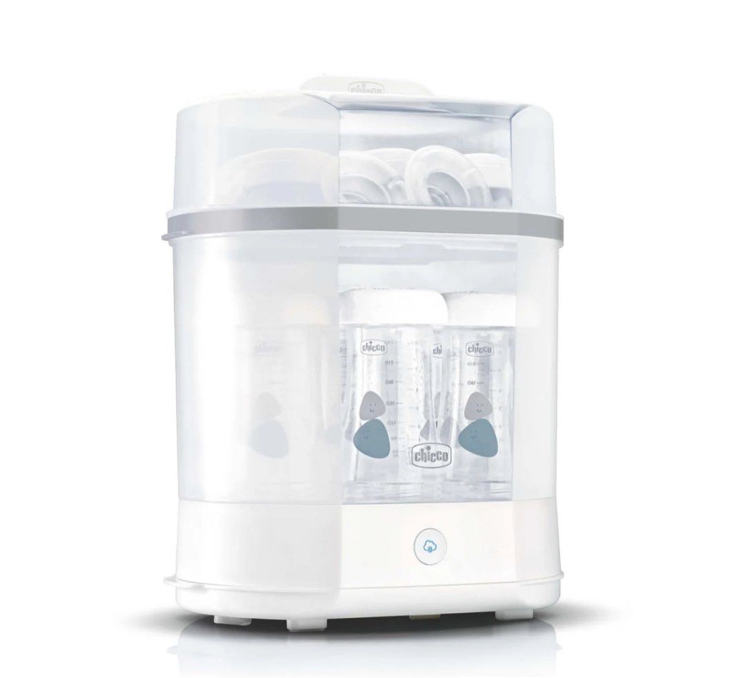 Chicco Steam Steriliser (Category: Breastfeeding & Bottle Feeding) located in Manila. Submitted by d3v1lj (Listing ID 1462371197, Image 2). Description: - Sterilizes in just 5 minutes - Features a versatile 3-in-1 modular design - Ideal for baby bottles, pacifiers, and other accessories RFS: BARELY USED NO BOX INCLUDED Bought for 2.5k.