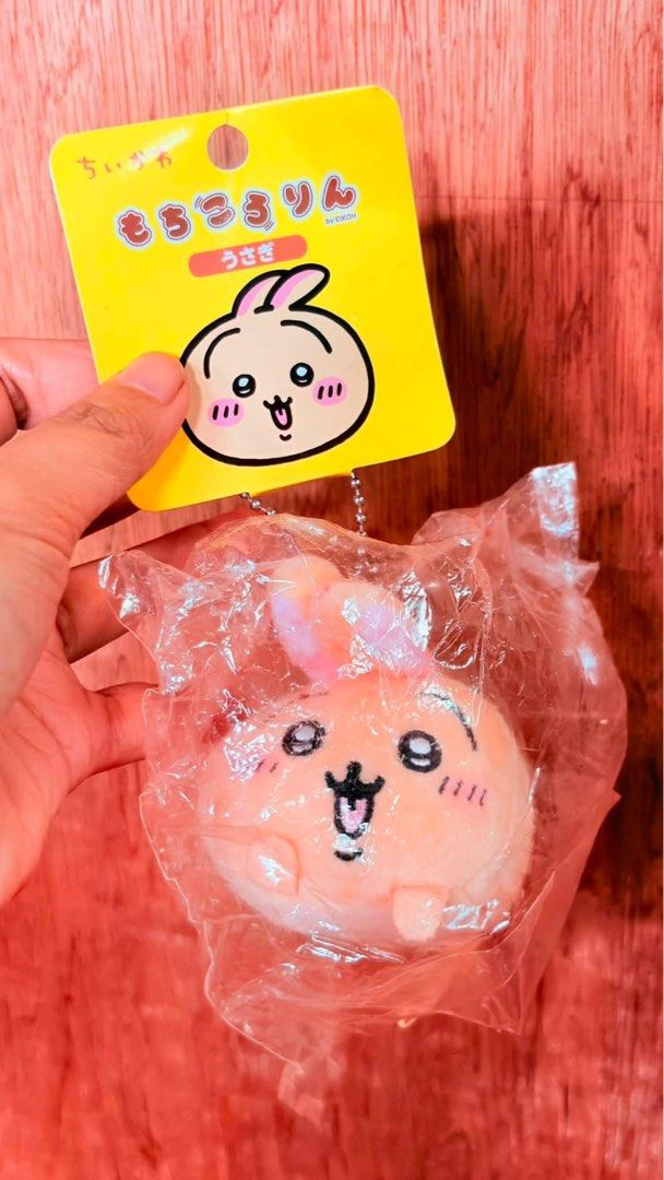 Chiikawa Usagi Plush Keychain (Category: Plushies & Soft Toys) located in Baguio. Submitted by izza_thrifty (Listing ID 1462301078, Image 1). Description: - Adorable Usagi plush toy from Chiikawa. - Features a convenient keychain attachment. - Super soft and squishy texture. - Perfect for decorating bags or as a small collectible. - Brand new with tag still attached. - Please note: there are some small marks on the plush..