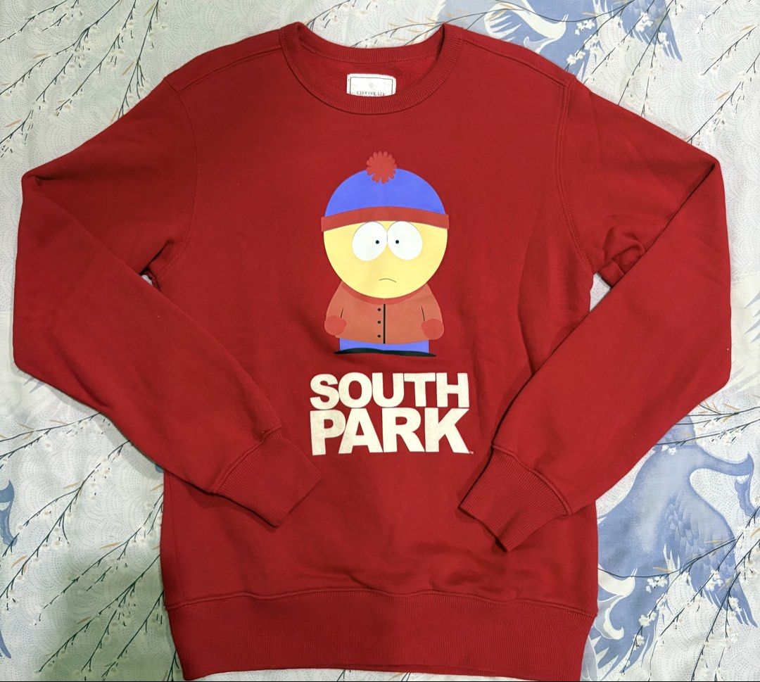 Chocoolate Sweater (Category: Coats, Jackets and Outerwear) located in Baguio. Submitted by reworn.bgo (Listing ID 1462319810, Image 1). Description: Chocoolate X South park No issues S-M Complete tags 500 php.