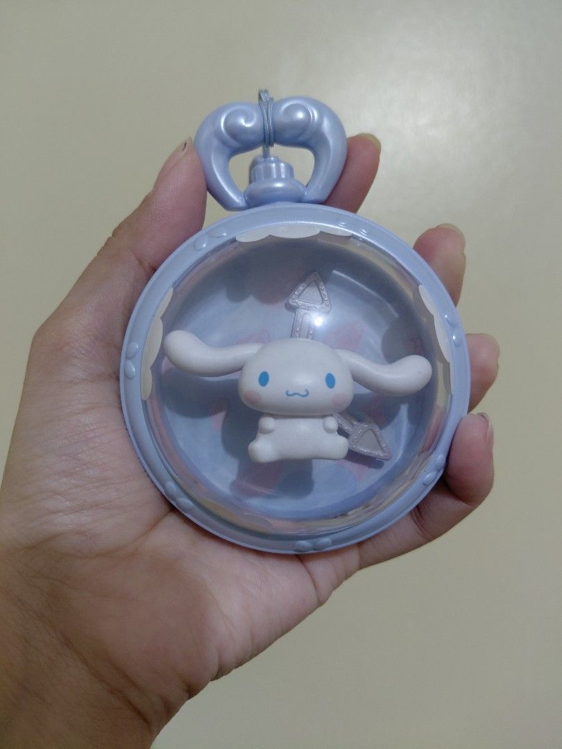 Cinnamoroll Tea Time Keychain Pop Mart Sanrio (Category: Character Goods) located in Manila. Submitted by plath-itudes (Listing ID 1462366468, Image 2). Description: - authentic sanrio cinnamoroll popmart! - free tiny cinnamoroll in yellow velour bag (authentic rin sya 🫶) rfs: need funds + decluttering.