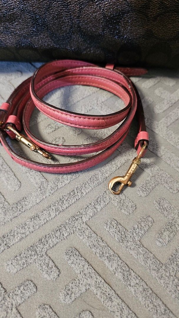 Coach Mini Bennett 2 way bag (Category: Luxury Bags & Wallets) located in Quezon City. Submitted by jollythrift (Listing ID 1462411825, Image 3). Description: - Authentic Coach satchel bag - Classic monogram print - Pink leather accents and trim - Top handles for carrying - Detachable crossbody strap for versatility - Secure zipper closure - gold hardware - Perfect for everyday or evening use - Flaws : The Creed has some of the printed design/let