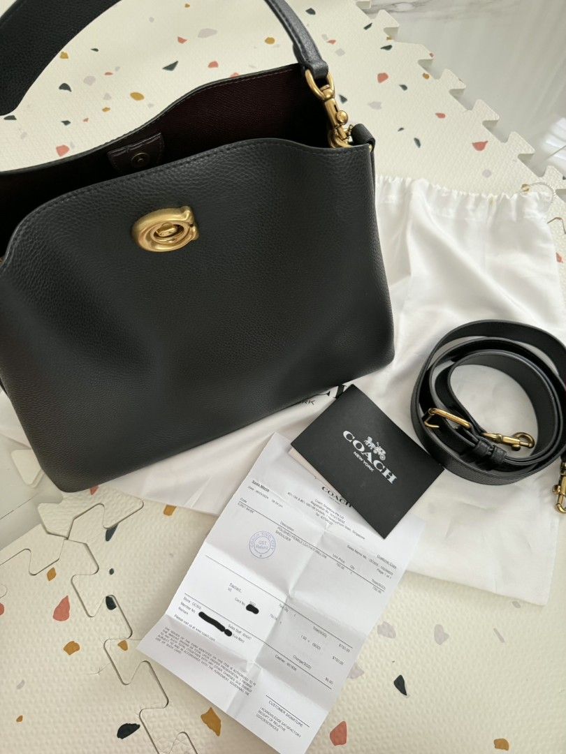 Coach Polished Pebble Leather Willow Shoulder Bag (Category: Shoulder Bags) located in Cavite. Submitted by aaron112 (Listing ID 1462322150, Image 3). Description: Coach Polished Pebble Leather Willow Shoulder Bag * Selling my wife's bag * 100% original * Personally Bought in Singapore * Bought last year * With OR * Complete accessories * RFS: Too big for my preference * 9/10 Quality, seldom used 📍Imus Cavite Price: P15,000.