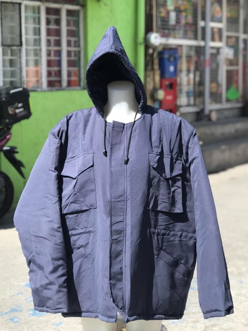 COLD STORAGE JACKET (Category: Coats, Jackets and Outerwear) located in Caloocan City. Submitted by Raincoat_supplier2020 (Listing ID 1462276835, Image 2). Description: FREEZER JACKET 170G PARKA COLOR: NAVY BLUE .