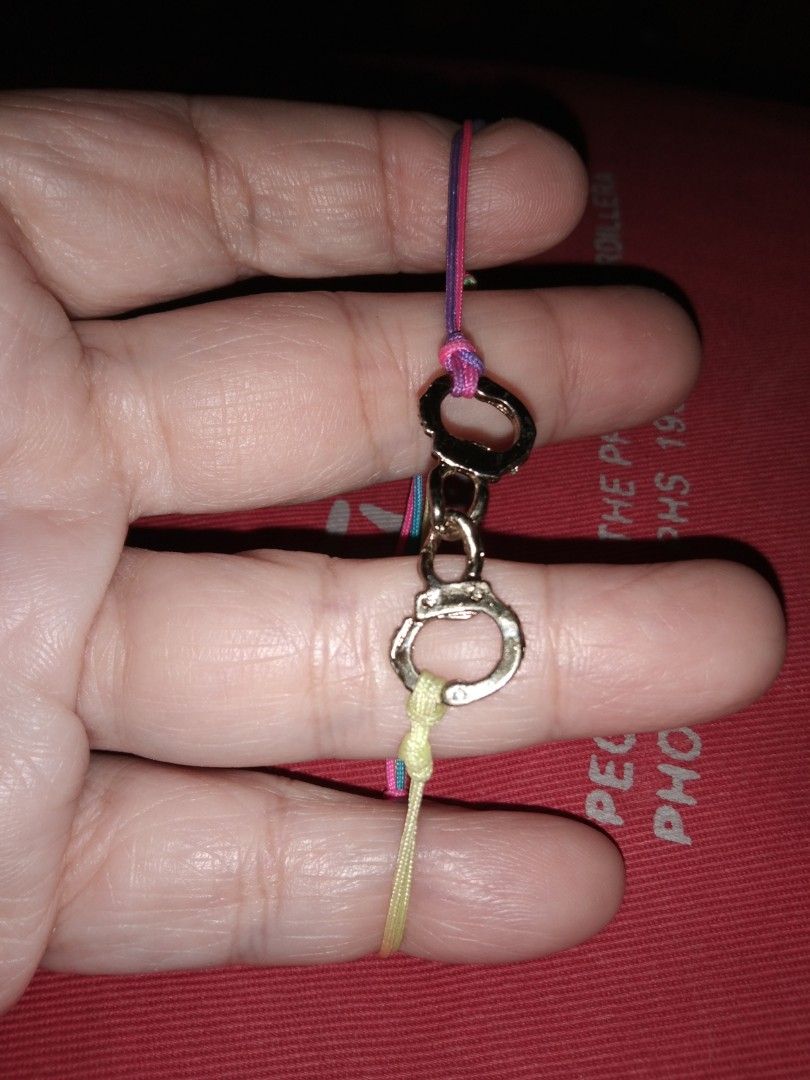 Colorful handcuff bracelet charms (Category: Bracelets) located in Quezon City. Submitted by eidorableshop (Listing ID 1462266498, Image 1). Description: .