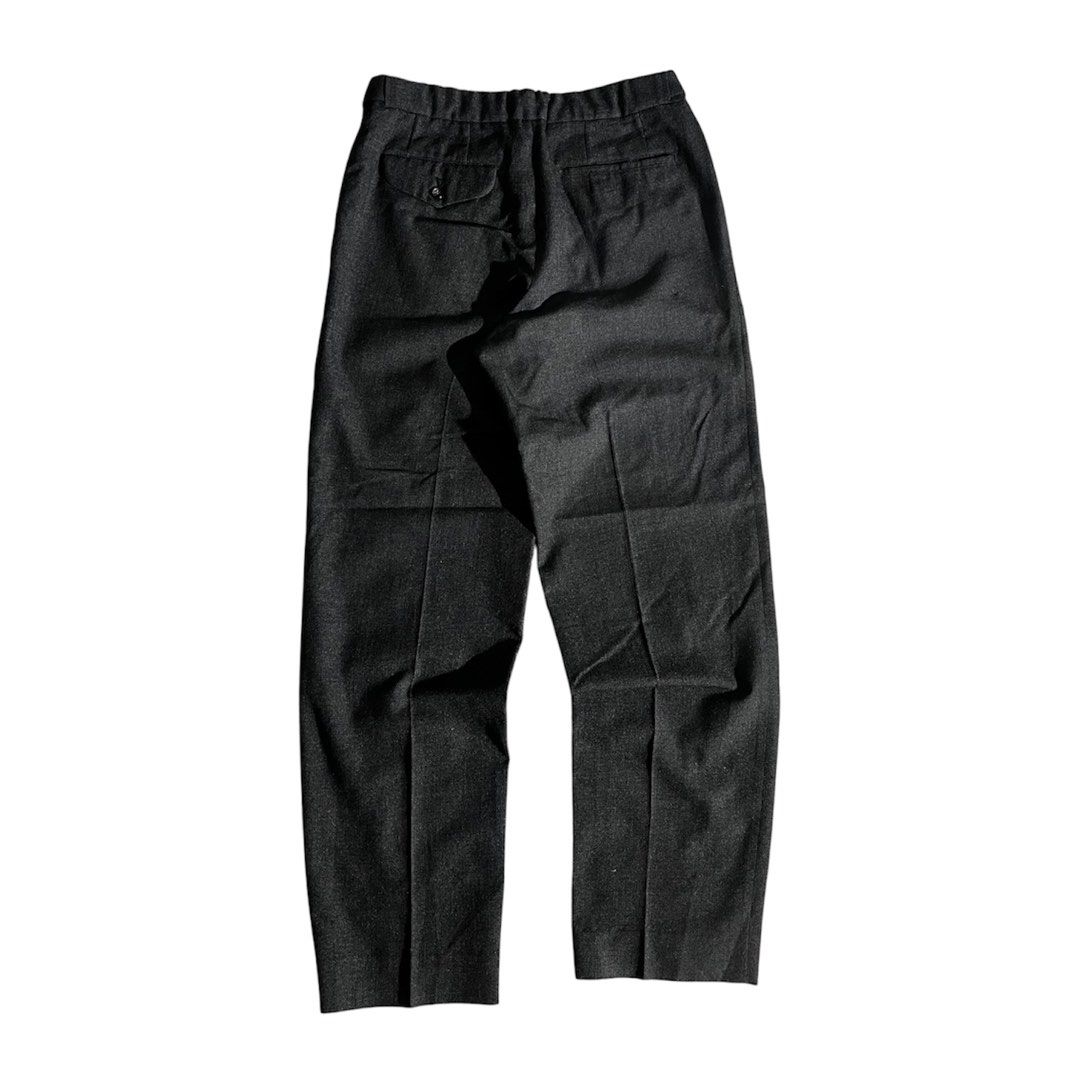 Comme des Garçons Homme Plus Pleated Wool Trouser (Category: Luxury Apparel) located in Daraga. Submitted by th3cliquejunks (Listing ID 1462362926, Image 2). Description: Comme des Garçons Homme Plus Pleated Wool Trouser Tagged Size: Medium Condition: 9.5/10 Issue: See last pic No major flaw Made in: Japan Measurement: Waist: 32” Length: 41.5” Hem: 8.5” - 3,580 Dm!.