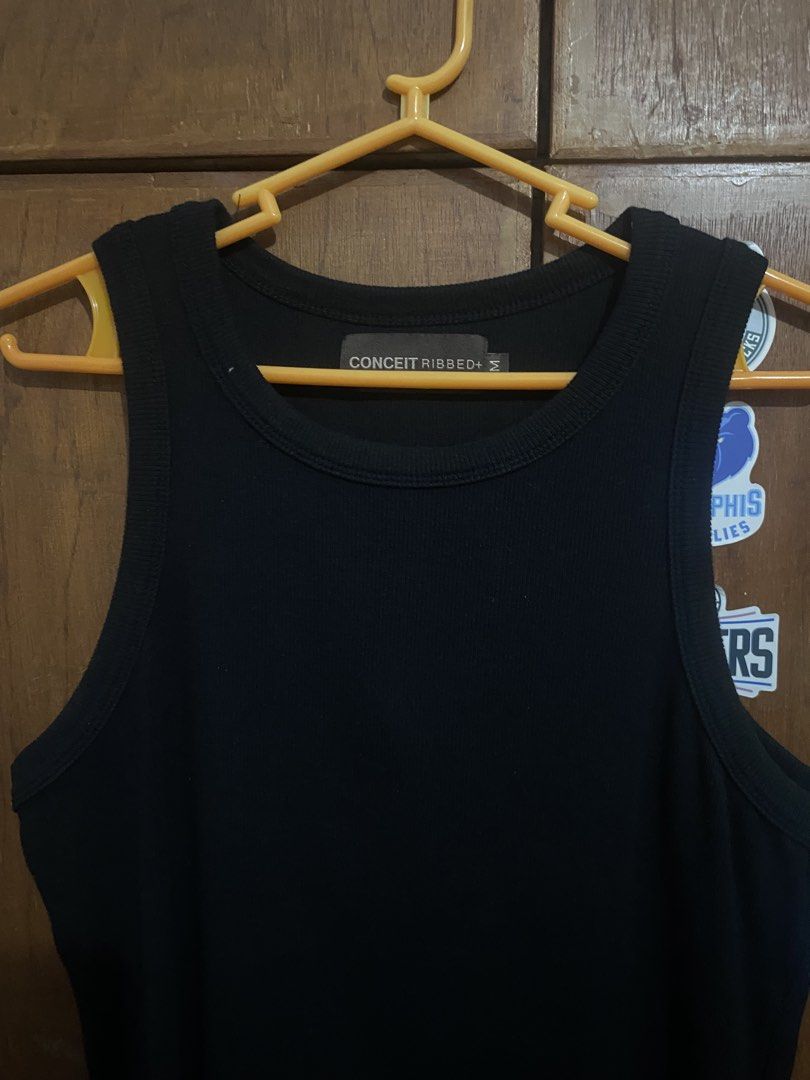 Conceit Ribbed Slim Fit Tank Top (Category: Tshirts & Polo Shirts ) located in Caloocan City. Submitted by racksblue (Listing ID 1462392896, Image 3). Description: .