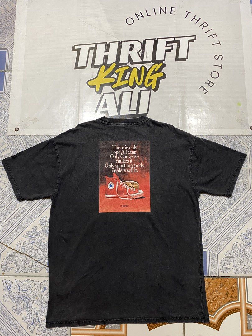 Converse Acid Wash Graphic Tee (Category: Tshirts & Polo Shirts ) located in Rosario. Submitted by thrift_king_ali (Listing ID 1462349570, Image 2). Description: Converse Large Dimes: W-23 L-29.5 no issue excellent condition 350+sf.