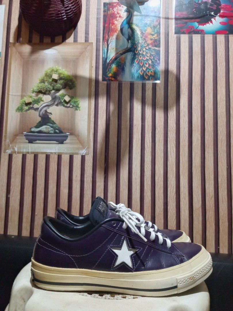 Converse One Star J Leather (Authentic) (Category: Sneakers) located in Taytay. Submitted by thrifty101.stone (Listing ID 1462423347, Image 1). Description: Converse One Star J Leather made in japan. Pm me on fb Marlou Saligumba.
