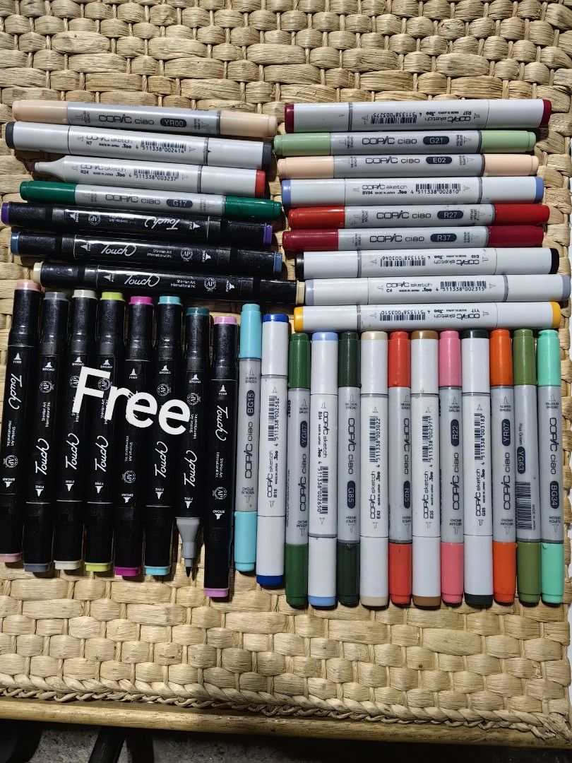 Copic pen (Category: Craft Supplies & Tools) located in Calamba. Submitted by princesspauliney. (Listing ID 1462396905, Image 2). Description: Take all Copic Mine now pay now Calamba laguna First to pay basis.