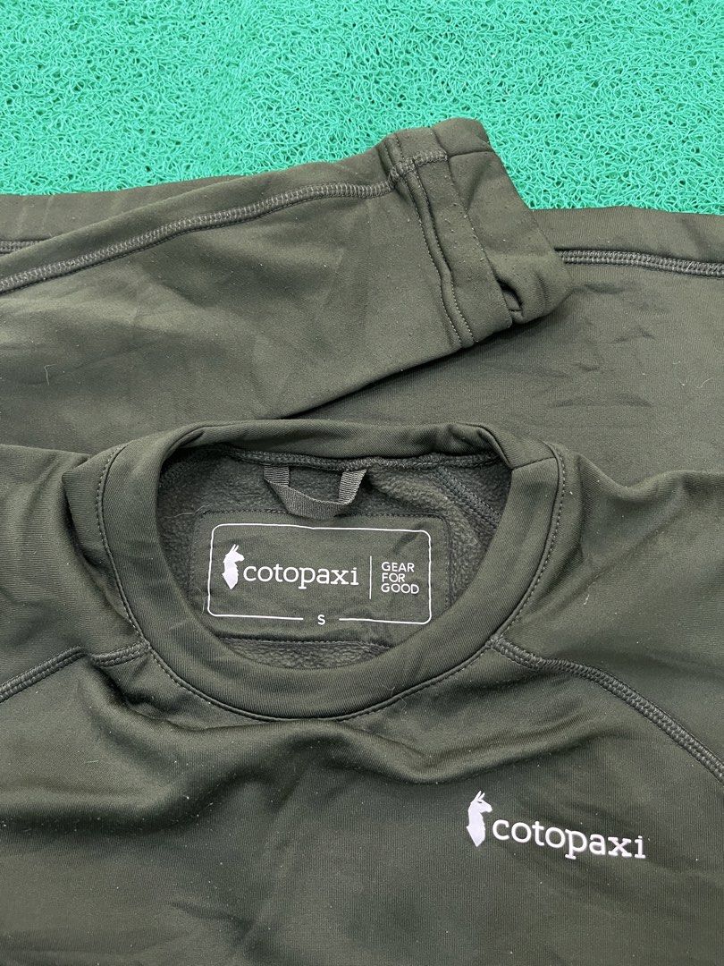 Cotopaxi Fleece LS Crew Womens (Category: Coats, Jackets and Outerwear) located in Legazpi City. Submitted by harcyjayoutdoors.ph (Listing ID 1462389344, Image 3). Description: Cotopaxi Fleece LS Crew Womens Excellent condition Color rate: 10/10 dark green Dimes: 18.5W X 22L (S on tag) Minor removable lints only, solid pa overall ➡️ Mine: 649 Add ship sa malayo.